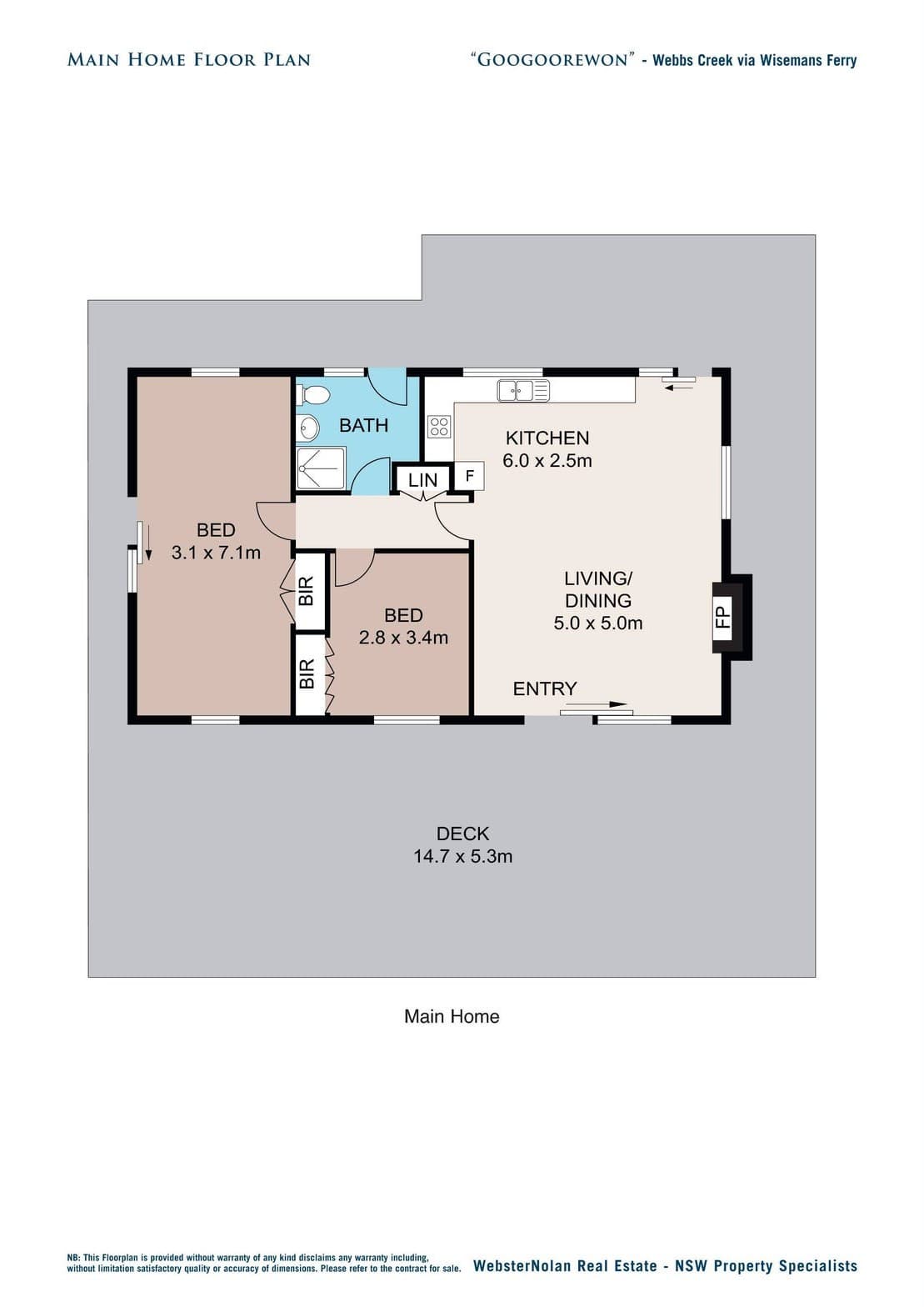 Homestead floor plan