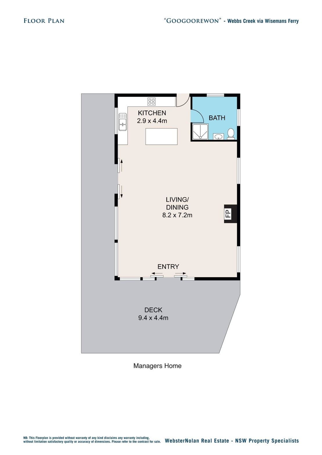 Cottage floor plan