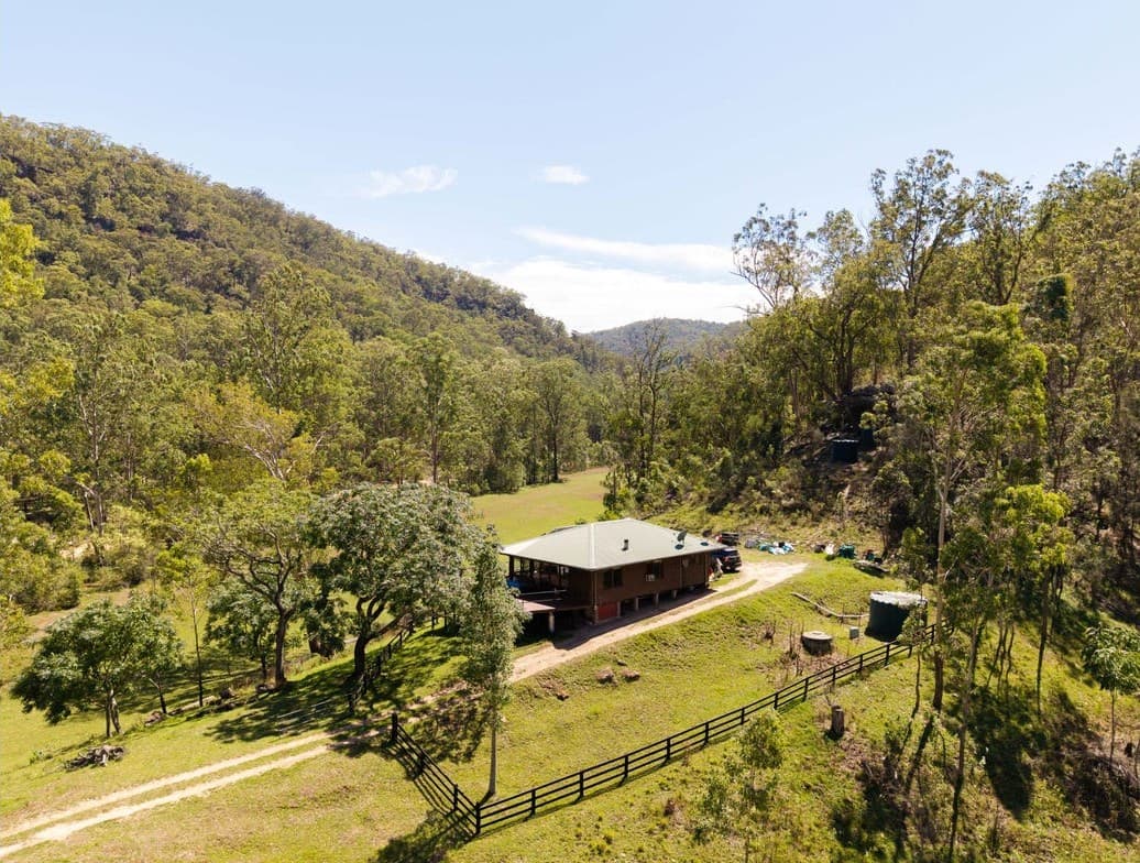 The cottage from above